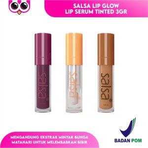 [ TINTED ] SALSA LIP GLOW LIP SERUM TINTED 3GR / PELEMBAB SERUM BIBIR