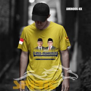 Baju Anies Muhaimin Amin Lengan Pendek Katun 24s Premium All Color Big Size