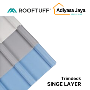 Atap uPVC SL (RoofTuff) / Single Layer