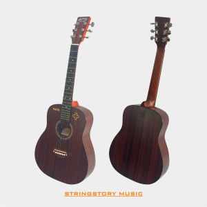 Gitar Martin Junior 3/4  Akustik - Elektrik Senar String Guitar Suara Nyaring - Gratis Packing Kayu