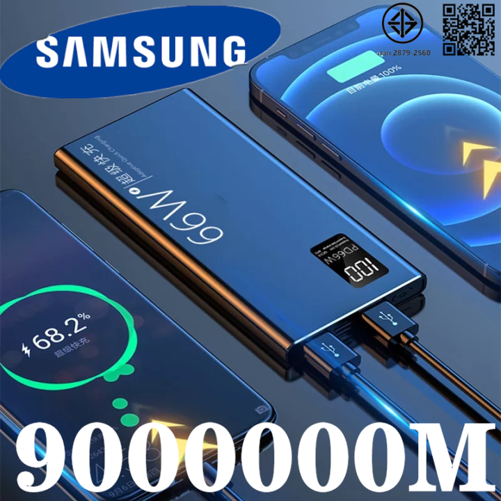 【2024รุ่นใหม่ล่าสุด】[ของแท้100% ] powerbank ความจุ 9 00000mAh ของแท้ ...