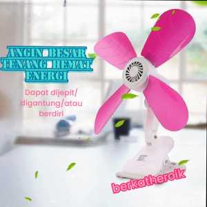 Kipas Angin  Kyzuku Jepit 4 baling  17W 3 in 1 /Mini Fan Jepit  /Duduk/ Dinding