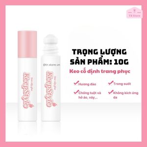 Keo Dán Cố Định Trang Phục Dạng Thanh Lăn Gecomo Chống Hở Áo Váy Hương Đào