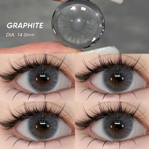 【Natural Look】Magister Contact Lens Graded(0.00~-8.00) Queen/Icy Gray/Ochre/Graphite/Ambler Contact Lenses 1Pair=2Pcs Makeup Lens+Free Case