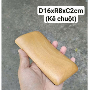 Kê tay bàn phím cơ gỗ tự nhiên tặng kèm đế chống trượt - GIBA