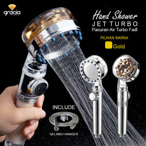 Paket Shower Jet Turbo & Hand Shower Bertekanan Tinggi Dengan Kipas Turbo