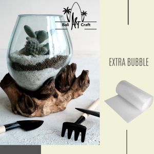 Vas Kaca Mangkuk Unik Ukuran 50cm l Pot Kaca Unik l Kaca Tiup l Hiasan Rumah l Aquarium Hias l Ikan Hias l Promo l Murah l Diskon