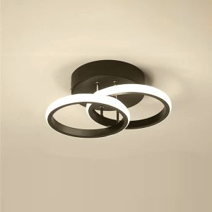 3 Warna Lampu Plafon LED Lampu Hias Rumah Ruang Tamu Kamar Minimalis Tempat Lampu Plafon LED Ceiling lamp 32w Sederhana dan indah tidak mudah berkarat Pencahayaan merata dan lembut