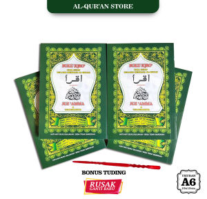 Iqro Plus Juz Amma Warna Hijau A6 Kertas CD Iqrok Ngaji Anak Kecil Jilid 1 Sampai 6 Murah
