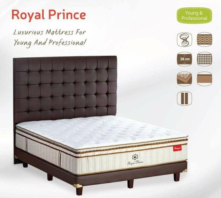 Romance Royal Prince Kasur Tanpa Divan Dan Sandaran Ukuran 160x200