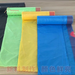 e99store Locaupin Housekeeping Home Garbage Bags office Cleaning Trash Bags With Rope 15pcs/Roll
