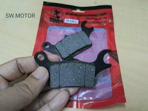 ผ้าเบรคดดิสหน้า มอเตอร์ไซค์ wave110i ตรงรุ่น พร้อมใช้งาน ผ้าเบรคหลังมอเตอร์ไซค์ แข็งแรงได้มาตรฐาน