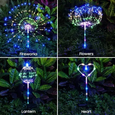 Led Solar Cherry Blossom Garden Lights Outdoor Waterproof Solar Lighting Suitable For Wedding Courtyard Passage Christmas Decoration