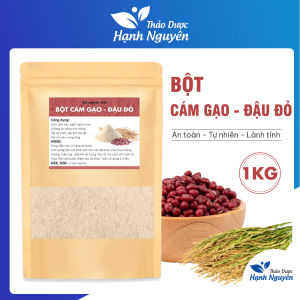 Bột đậu đỏ cám gạo 1kg nguyên chất bột đắp mặt dưỡng trắng da giảm mụn mờ thâm