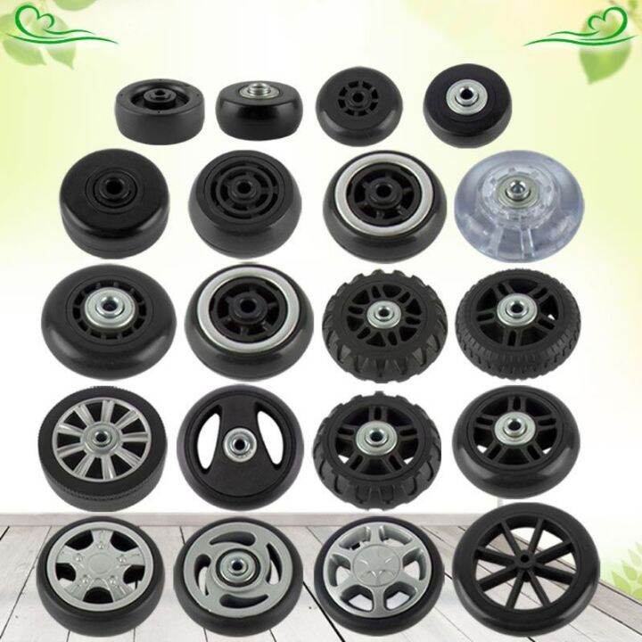 1PC Plastic Swivel Wheels Luggage Rotating Wheel Suitcase Replacement ...