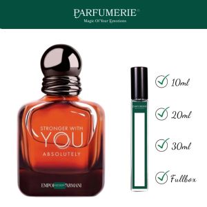 Nước hoa nam Stronger With You Absolutely - Hương thơm Nam tính Ngọt Ngào Ấm áp - Parfumerie Trial Size 10ml/20ml/30ml