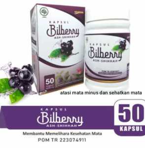 Bilberry kapsul herbal untuk mata minus serta katarak kapsul bilberry 50 kps kapsul blueberry untuk kesehatan mata