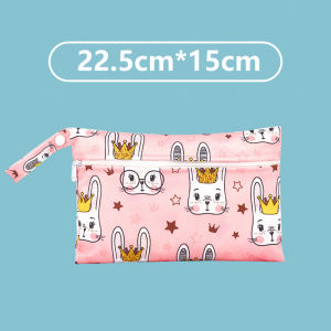 【Gift Box】 Einmilk Waterproof Wet Bag Washable Reusable with Snap Handle Diaper Bag WETB