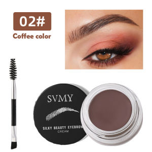 4 Color Eyebrow Tinting Gel Sweat Proof Wild Eyebrow Gel Long Lasting Waterproof Eyebrow Styling Cream with Eyebrow Brush for Eyeliner & Eye Brow