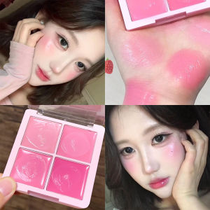 Kem Blush 4 màu DIKALU - Trang điểm khỏa thân làm sáng da Matte Natural Lâu trôi Giá cả phải chăng Multi-Palette Choice