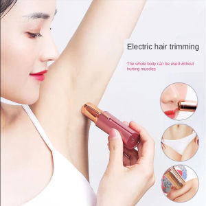 Portable Electric Hair Epilator Painless Women Face Hair Remover Eyebrow Nose Hair Trimmer Electric Body Painless Hair Removal Shaving Tool Hair Shaver CNY Gift Present