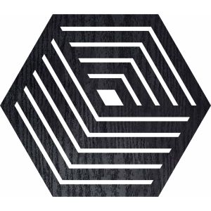 Jam Hiasan Dekorasi Dinding Artistik Hexagonal