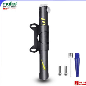 Bơm xe đạp mini gắn khung sườn xe sử dụng khẩn cấp 120psi 8 bar siêu nhẹ xy lanh lõi nhôm (kèm 2 đầu bơm) giao màu ngẫu nhiên Mai Lee