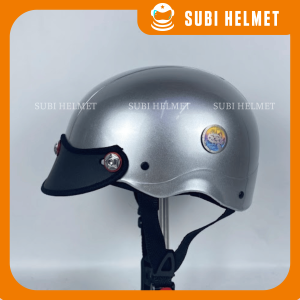 Mũ bảo hiểm nửa đầu gắn ốc salaya long đền titan lục bảo ngũ sắc TẶNG TEM BIKER nón bảo hiểm gắn ốc titan kèm mèo thần tài