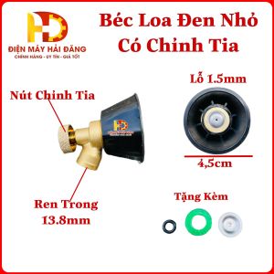 Béc loa đen. Phun xịt tưới cây tưới lan.MADE In TAIWAN