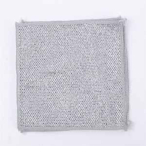 Metal Wire Mesh Cleaning Cloths Universal Sink Faucet Tea Stain Rag Microwave Gas Stove Dishwashing Scouring Pad Kitchen Towels