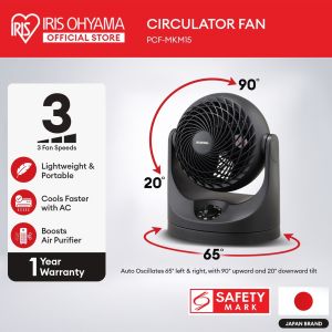 IRIS OHYAMA (PCF-MKM15) 5" Circulator Fan