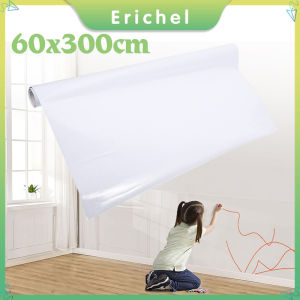 60cmx3m Adsorpsi Elektrostatik Stiker Papan Whiteboard Sticker White Board Tempel