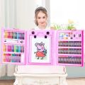 Mega ART Coloring Set Painting set Color Set Water Color Pen Crayon Drawing set For Children Gifts Tools Kit Boys Girls Students Christmas Birthday Holiday Festival Neon Book Ink Craft Washable Pencils Oil Sticks Pastel. 
