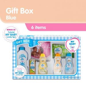 My Baby Gift Box Perawatan Kulit Bayi - PINK atau BIRU / Satu set perawatan bayi + FREE BUBBLE