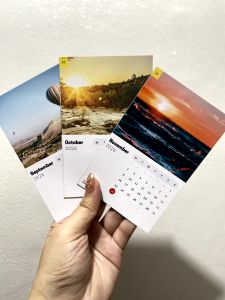 Personalized Photo Calendar Magnet | Custom Printed Ref Magnet