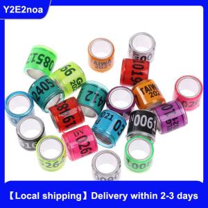 【Local shipping】 20 pcs Pigeon Foot Ring With Word Earrings 2024 Multicolor Bird Tools