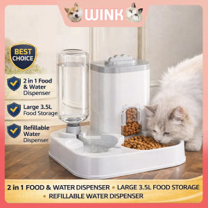 2 In 1 Multifunctional Smart Feeding Pet Bowl Automatic Water Dispenser Cat Bowl Dog Bowl