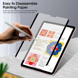 Detachable Paper Matte PET Film for Samsung Galaxy Tab S10 S9 FE S7 FE S8 Plus for Samsung Galaxy Tab A9 Plus A8 10.5 A7 Painting Drawing Matte Film