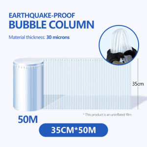 50M Air Column Wrap Shipping Packaging Protection Thick Shockproof Inflatable Bag Anti-Fall Buffer