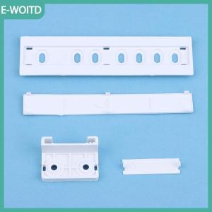 【E-WOITD】 1 bộ phổ nhúng tủ lạnh trượt đường sắt cho tủ lạnh cửa trượt đường sắt gắn Kit Tủ lạnh cửa Hướng dẫn di chuyển trượt