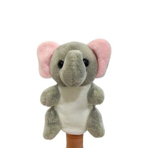 GAOSU Búp bê nhồi bông Con rối ngón tay Kể Chuyện Đóng vai Rối tay hình động vật Đồ nhồi giỏ phục sinh Giáo Dục Đồ chơi con rối bằng vải nhung lông Trẻ mới biết đi