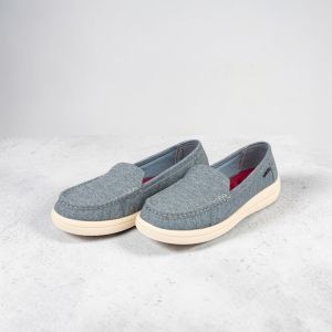 LARRIE Kasut Perempuan Kate Fabric Slip‑On Comfort Shoe - L52502-KT01SV