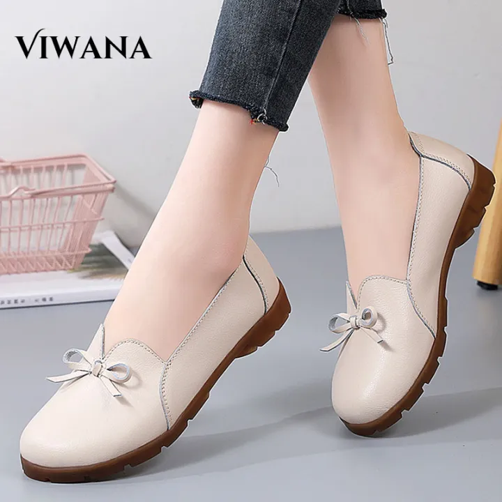 Amazon Loafers Popular Womens Flats Women's And Girls Solid Black