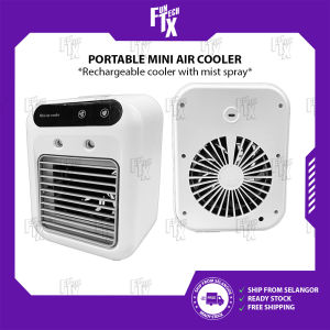 FunTech Portable Humidifier Mini Air Cooler Fan AIr Conditioner Household Hydrocooling Mist Water Spray