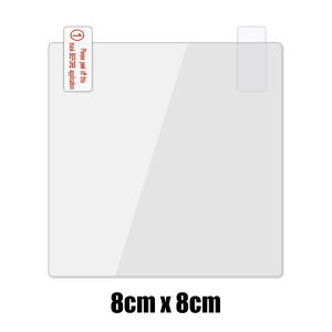 【Pphha】3Pcs Car Windshield Static Sticker Auto Dash Cam ETC Bracket Fixing Sticker Double-sided Inspection Applicator Static Cling Transparent Film