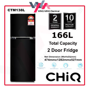 [ SAVE 4.0 ] CHiQ 166L Fridge 2 Door Top Freezer Refrigerator /Peti Ais 2 Pintu (CTM138L) Peti Sejuk/Fridge/冰箱 CTM138L