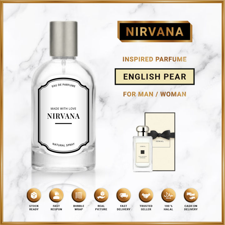 Nirvana Parfum Inspired by JoMal English Pear Parfume English