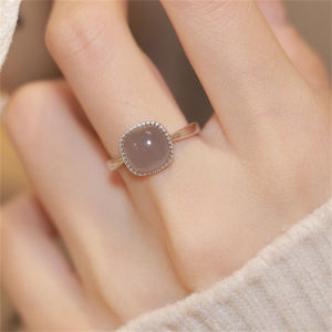 shiqinbaihuo Cổ Điển Nhân Tạo Ngọc Vuông Vòng Mùa Thu Mùa Đông Trung Quốc Phong Cách Pha Lê Hình Học Vòng Tay Cho Phụ Nữ Đồ Trang Sức Thời Trang