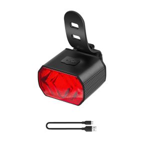 Bike Light Rechargeable Front Rear Lights Waterproof Q6 MTB Headlight LED Wide Angle Bicycle Taillight Cycling Tail Lamp