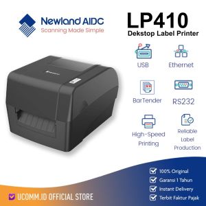 NEWLAND NLS-LP410 6" inch 110mm Direct Thermal Desktop Label Printer LP410